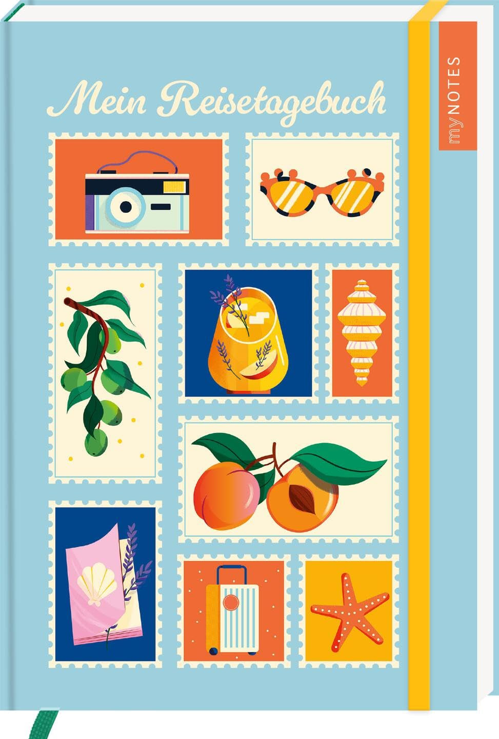 Mein Reisetagebuch – Farben des Sommers: Eintragbuch für die schönsten Urlaubserinnerungen