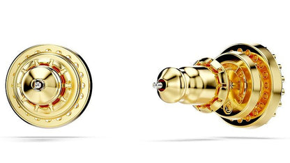 Swarovski Una Angelic Ohrstecker, Vergoldete Ohrringe mit Strahlenden Swarovski Kristallen im Rundschliff