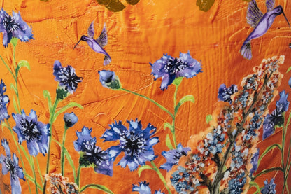 TS Collection - Blumentopf hoch Dreamy Hummingbird - 21x24 - Metall & Epoxy - Exklusive Haushaltswaren für den Innenbereich - Handgefertigt - Einzigartiger Druck - Designed by Lammie